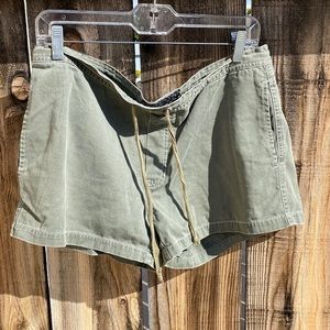 Abercrombie and Fitch 100% cotton drawstring shorts
